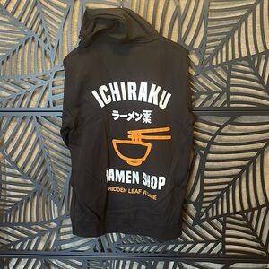 *NEW* Ripple Junction Naruto Shippuden Ichiraku Ramen Adult Unisex Zip-Up Hoodie